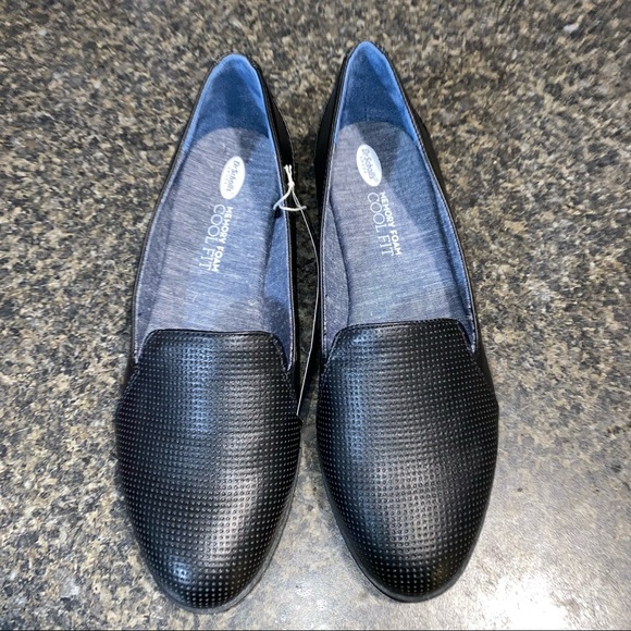 Dr Scholl's Cool Fit Memory Foam Comfort Black Loafers Women's Size 7.5 - Picture 2 of 8